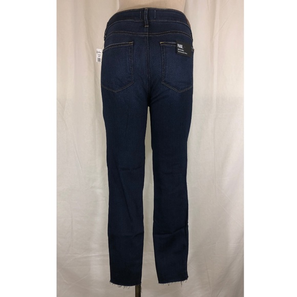 PAIGE Hoxton Ankle High Rise Skinny Jeans Brewer - Picture 3 of 3